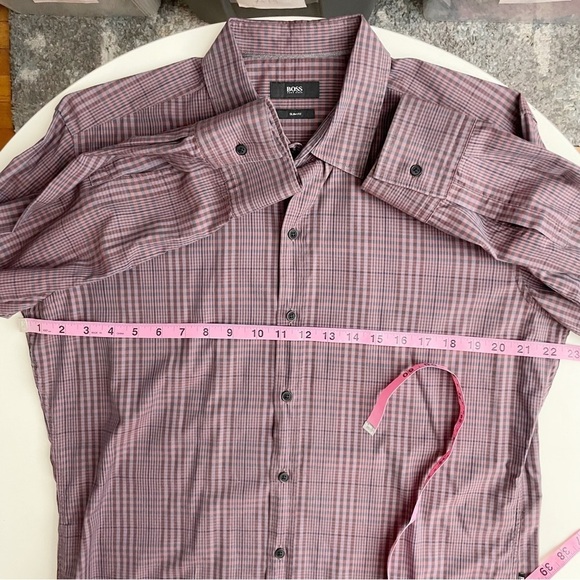 Hugo Boss Slim Fit Robbie Button Down Shirt Men’s Size Large - Picture 3 of 7